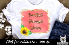 Motivational quote, Inspiration Sublimation design Product Image 1