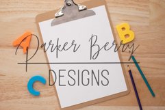 ABC White Paper Clipboard Mockup -School printable Product Image 1