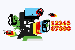 Pc gamer Cake Topper 3D SVG Product Image 3