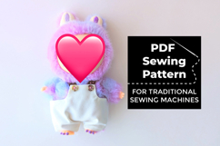 Overalls for Plush Monster Toy