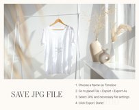 Video T-Shirt Mockup Boho Mockup Lifestyle Bella Canvas Product Image 6