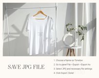 Video T-Shirt Mockup Boho Mockup Lifestyle Bella Canvas Product Image 6