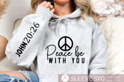 Peace be with you Sleeve SVG Design Product Image 2