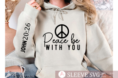 Peace be with you Sleeve SVG Design Product Image 3