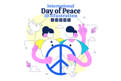 10 International Day of Peace Illustration Product Image 1