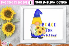 Peace for ukraine sublimation design Product Image 3
