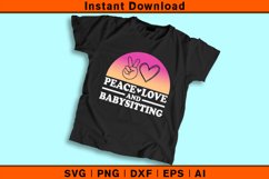 Peace Love And Babysitting Product Image 2