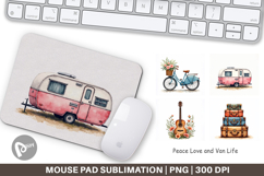 Peace Love Van Life Mouse Pad Product Image 1