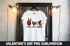 Peace Love CupidPeace Love Cupid PNG Sublimation Design Product Image 2