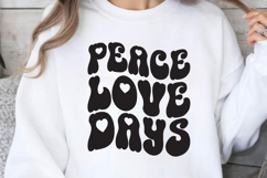 Peace love days SVG, Dog Mom SVG Product Image 1