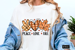 Peace Love Fall PNG Product Image 5
