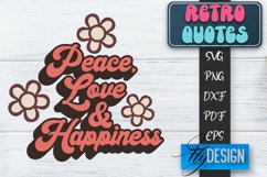Retro Design | Retro Quotes | Quotes 80&#039;s SVG | SVG File v.1 Product Image 1