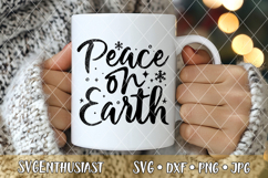 Peace on earth SVG cut file Product Image 3