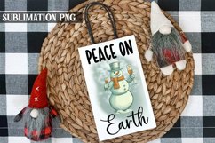 Peace on Earth| Kitchen Dish Towel Sublimation Product Image 2