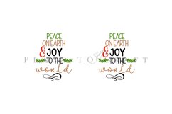 Peace on Earth coffee mug sublimation wrap glass mug wrap svg presized for 11oz and 15oz glass mug are sublimation files