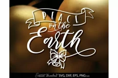 Download this Peace On The Earth SVG PNG design for a good price. These Christmas Saying are compatible with Cricut and Silhouette Cutting Machines.