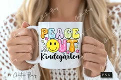 Peace Out Kindergarten PNG | Graduation PNG Product Image 2