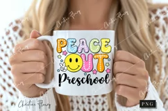 Peace Out Preschool PNG | Graduation PNG Product Image 2