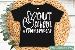 Last Day Of School SVG | Peace Out School SVG | Sublimation Product Image 2