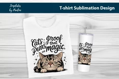 Cat lover sublimation T Shirt design png