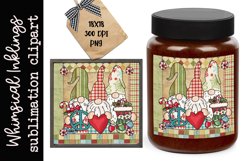 Peace Love Christmas Gnomes Sublimation Product Image 1