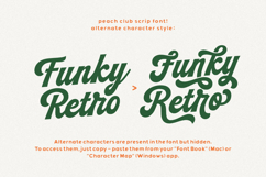Peach Club Font Product Image 10