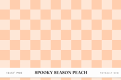 Spooky Season Checkered Digital Pattern Product Image 5
