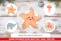 Wind Spinner Peach Fuzz Friends Product Image 1
