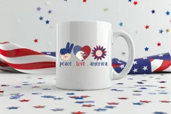 Peach Love America SVG, 4th Of July SVG Design Product Image 2