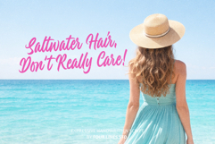 Peach Panturas Expressive Handwritten Script Product Image 5