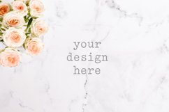Marble Counter Background Mockup | Digital Photo| Add Design Product Image 1