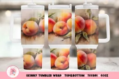Peach Tumbler Wrap, 40 oz tumbler wrap, Peach Tumbler Wrap, Peach Png