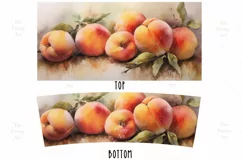 Peach Tumbler Wrap, 40 oz tumbler wrap, Peach Tumbler Wrap, Peach Png