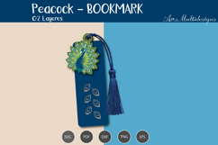 Peacock Bookmark SVG Product Image 2