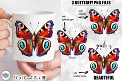 Inspirational Quotes Sublimation, Butterfly Clipart PNG Product Image 1