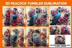 Paper &amp; Party Supplies,Paper,Stationery,Design &amp; Templates,Templates,3d tumbler design,tumbler wrap,3d peacock,tumbler design,sublimation design,3d tumbler wrap,flower peacock,3d flowers,flower tumbler wrap,peacock pattern,digital download,peacock tumbler