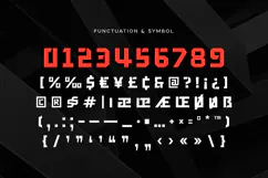 PEAK - Modern Futuristic Sci-fi Font Product Image 11