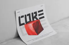 PEAK - Modern Futuristic Sci-fi Font Product Image 4