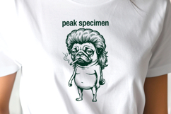 Funny Pug SVG for Sarcastic Gym Shirts - Peak Specimen PNG Product Image 3