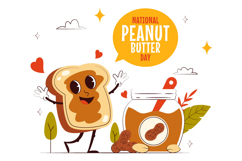 10 National Peanut Butter Day Illustration Product Image 4