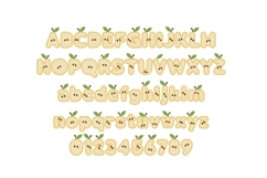 Pear Color Font Product Image 3