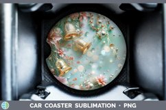 GorgeousPearl Christmas Car Coaster design.