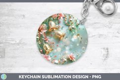 GorgeousPearl Christmas Keychain design.