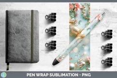 GorgeousPearl Christmas Pen Wrap design.
