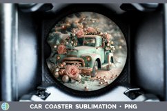 GorgeousPearl Christmas Car Coaster design.