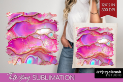 Pearl Tote Bag - Pearl Texture Tote Bag PNG Sublimation Product Image 1