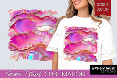 Pearl Square Tshirt Background - Pearl Texture PNG Product Image 1