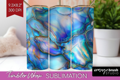 Pearl Tumbler Wrap - Pearl Texture Tumbler PNG Sublimation Product Image 1