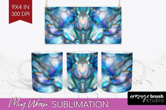 Pearl Mug Wrap - Pearl Texture Mug PNG Sublimation Product Image 1