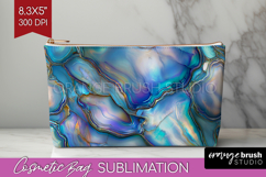 Pearl Cosmetic Bag - Pearl Texture Makeup Bag PNG Product Image 1